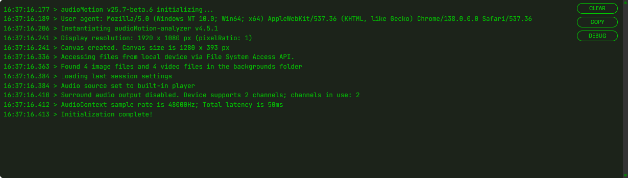 console
